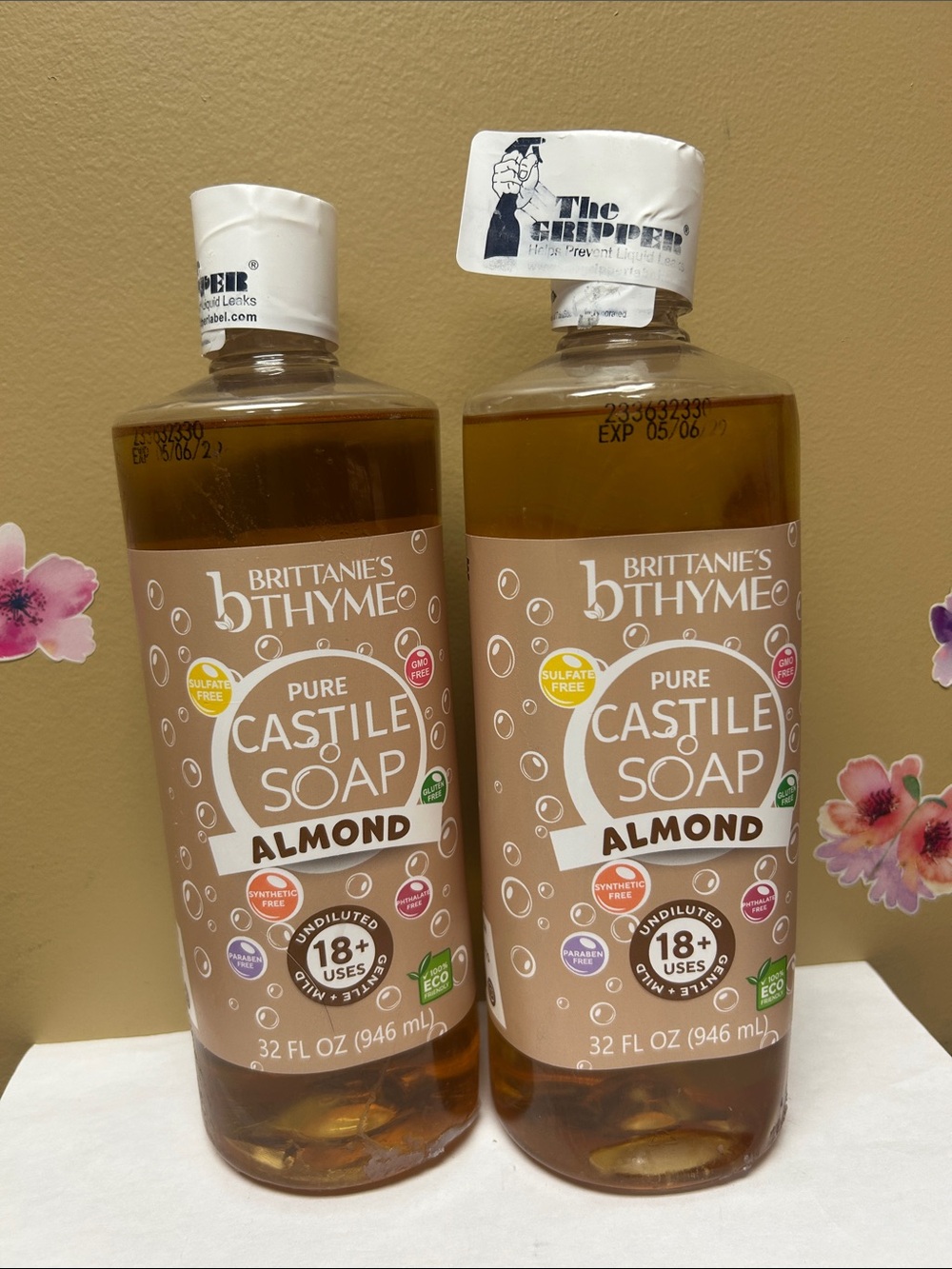 2 X Pure Castile Soap Almond - 32 fl oz. Each